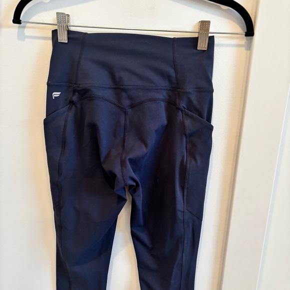 Fabletics Oasis PureLuxe High-Waisted Pocketed Navy Womens Leggings Size Small - Picture 7 of 13